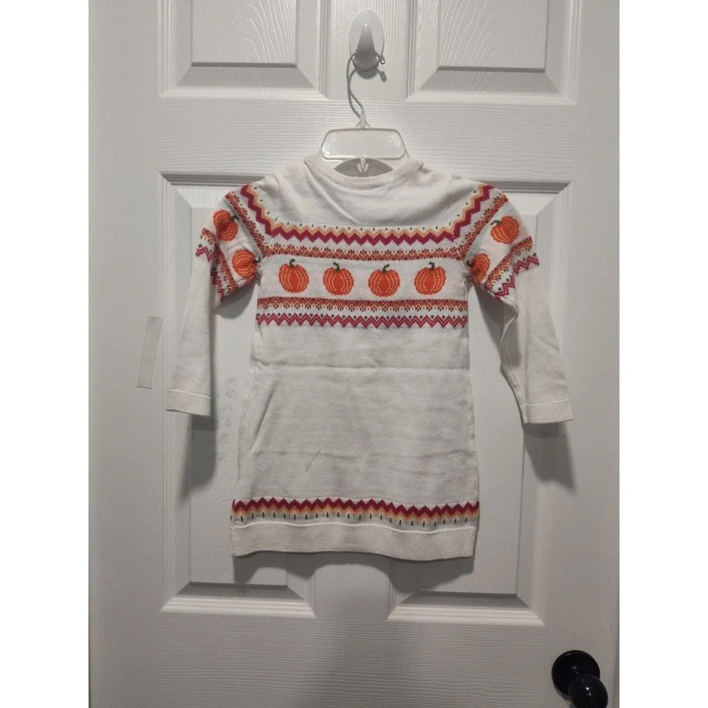 Children's Place Pumpkin‎ Sweater Dress-NWT 3T